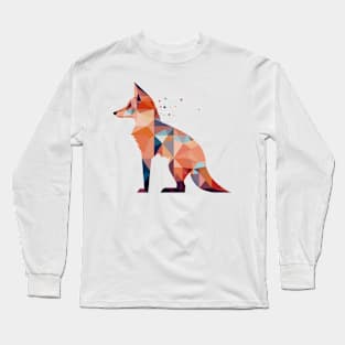 Geometric Animal Long Sleeve T-Shirt